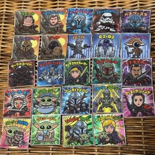 Star Wars The Mandalorian & Grogu × Bikkuriman Sticker Complete Set 24 types New picture