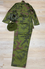 Cuban FAR Avispas Negras Military Camouflage Uniform Beret Belt Full Set Cuba picture