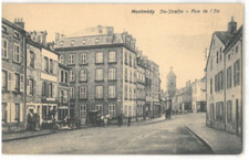 Postcard France - Montmédy - Ile Street - Rue de l'Ile - Black & White picture
