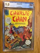 Charlie Chan #1 - CGC 9.0 -White Pages - Dell Comics - 1965 - POP 27 Only 3 9.0 picture