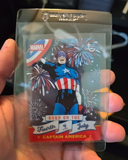 2020 Topps Marvel Collect Born on the Fourth of July Insert Captain America #1 picture