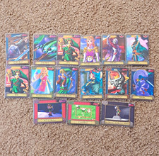 Nintendo Legend of Zelda Enterplay Lot Of 15 Cards Used And Little Wear picture