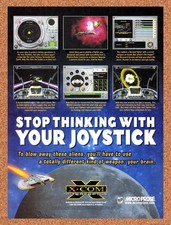 1998 X-Com Interceptor PC Original Advertisement / Retro Promo v1 picture