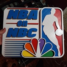 15 Inch NBA on NBC 3D sign V2  3D Sign Man Cave Collectors picture