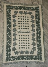 Fitzgeralds Casino Hotel Reno Woven Tapestry Throw Blanket Shamrock 65x43 picture