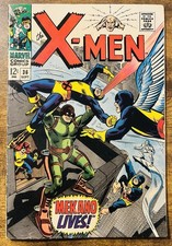 UNCANNY X-MEN 36 HIGHER GRADE ROSS ANDRU COVER 1ST APP MEKANO 1967 VINTAGE picture