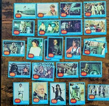 1977 Original Topps Star Wars Blue Card Singles (Rares in Excellent Condition) picture