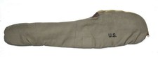 World War 2 M1 Garand Fleece Lined Canvas Case Dark OD Marked JT&L 1944 picture