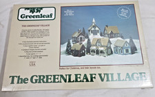 NEW VTG THE GREENLEAF VILLAGE  6 BUILDINGS 1983 NEW YORK WOODEN #8016 picture