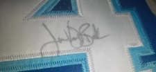 James Van Der Beek Varsity Blues HAND SIGNED Jersey Lot Collage 1995 ANGUS Stub picture