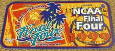 1999 NCAA Final 4 Tampa Bay license plate UConn Wins National Championship Title picture