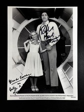 Richard Kiel Blanche Ravalec Signed 8x10 Photo JAMES BOND  picture