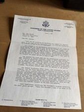 Vintage Congressional Letter Signed with Presidents correspondence picture
