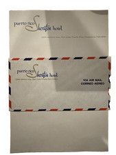 VTG Sheraton Hotel Stationary Set - Graphically Distinct San Juan 1960s picture