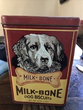 Vintage (1995) Milk Bone Dog Biscuit Tin picture