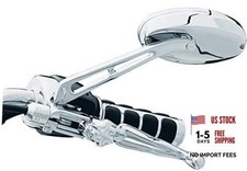 Ellipse Mirrors with Chrome Convex Glass - Glass picture