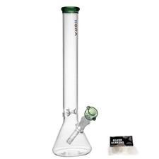 16in Heavy 6mm Thick Glass Bong Smoking Hookah Water Pipe 14mm Bowl Beaker picture