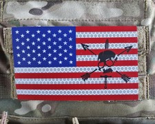Large Infrared US CIF Flag IR US Army Green Beret Nous Defions SFARTAETC SOCOM picture