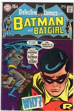 Detective Comics 393 1969 DC Comics VG/F 5.0 Robin Batman Alfred Batgirl picture