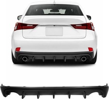 🚗 Rear Bumper Diffuser for 2014-2016 Lexus IS250 IS350 IS200T 4-Door Valance picture