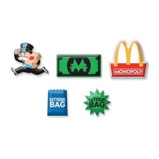 McDonald's Monopoly Game Lapel Pins - Set of 5 - NEW picture