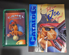 Camel Lights Pool Table Ashtray w/ Original Box & Camel Cash Catalog Vol 3 ,1992 picture