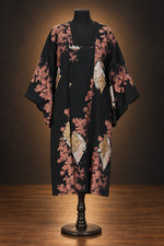 Whoopi Goldberg Personally Owned Vintage Japanese Floral Michiyuki Kimono Coat picture