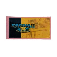 Sony PlayStation 2 PS2 Socom II 2 US Navy Seals Vintage 2002 Memory Card Sticker picture