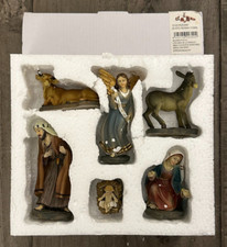 Belenes Puig SL 6 Piece JG NTO Resina 11 CMS Christmas Nativity Set New Open Box picture