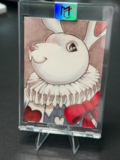 Masterpiece Cards Alice in Wonderland Rabbit 1/1 Sketch Adam Fields picture
