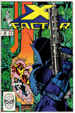 X-Factor #35 (1988): KEY- Origin of Cyclops Retold: NM picture
