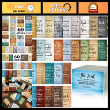 240 Pcs Bible Verse Cards Set - Full Scripture, Classic Design for Inspiration picture