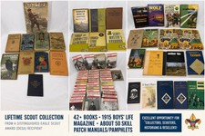 Vtg Boy Scouts BSA Book Lot 42+ Books 50 Merit Badge Pamphlet Inc 1915 Boys Life picture