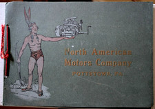 c. 1916 North American Motors Pottstown PA Engine Catalog Indian Cover / RARE picture