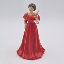 2005 Budweiser Holiday Stein Lady Figurine 1907 Red Dress F22 #0216 picture