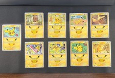 30TH ANNIVERSARY PIKACHU LOT (9) PACK FRESH picture