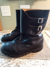 Original 1988 Yugoslavian Military Surplus Double Buckle Boots Size 12 JNA picture