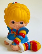 Vintage 1983 Rainbow Brite Plastic Coin Piggy Bank by Hallmark Kat’s Meow picture