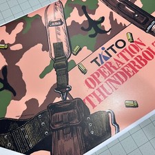 Reproduction Operation Thunderbolt Arcade Cabinet Part Adhesive CPO -AS IS picture