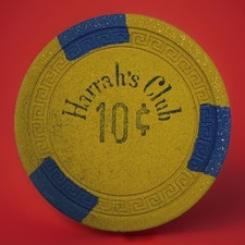 Vintage Harrah's Casino Reno Lake Tahoe Nevada 10 Cent priced below market picture