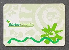 BINTER CANARIAS AIRLINES - 2004 AIRLINE POCKET CALENDAR CARD picture