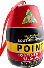 Southernmost Point Christmas Ornament Key West Holiday Decoration Buoy Famous Fl picture