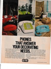 Original 1978 GTE Phone Magazine Ad 