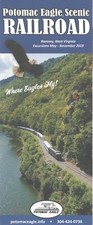 Brochure, Potomac Eagle Scenic Railroad 2019 Schedule & Fares picture