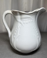 Antique James Edwards & Son Dalehall Stone China Ironstone Pitcher 9” Victorian picture