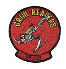 VF-101 Grim Reapers Squadron Patch – Sew on picture