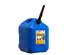 Midwest Can Blue 5 Gallon Kerosene Can with Auto Shut Off Spout, Model 7610-2 picture