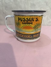 PUSSERS LANDING ANNAPOLIS MARYLAND PAINKILLER CLUB NAVY RUM TIN BAR MUG CUP picture