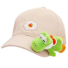 Universal Studio Japan Super Nintendo World USJ Yoshi Magnet Mascot Plush Cap picture