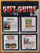 2007 Viva Pinata/Pokemon TCG Cards/Mario Sonic Olympic Games Wii Print Ad/Poster picture